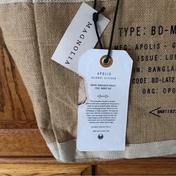 Magnolia Script Market Tote Waco Texas - Picture 3 of 3